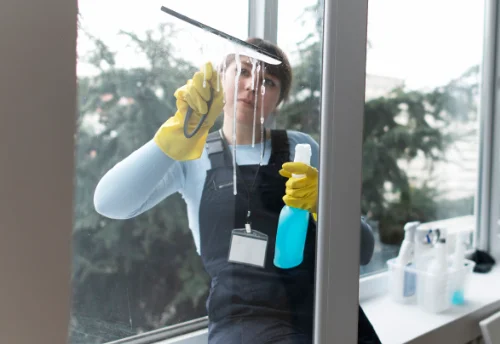 Nettoyage de vitres intérieures et extérieures à Vitry-le-Croisé